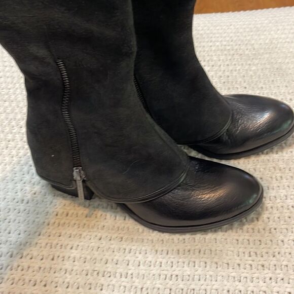 Donald J Pliner Devi Leather Almond Toe Knee High Fashion Boots NWOT, size 6 - Picture 13 of 16